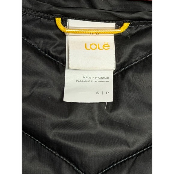 Lole Women's Small Puffer Jacket Falcon Style Hood Light Weight Multi Color - Picture 10 of 12